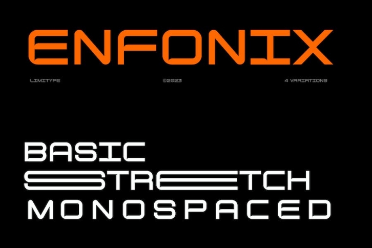 Enfonix - Stretch Font Font Download
