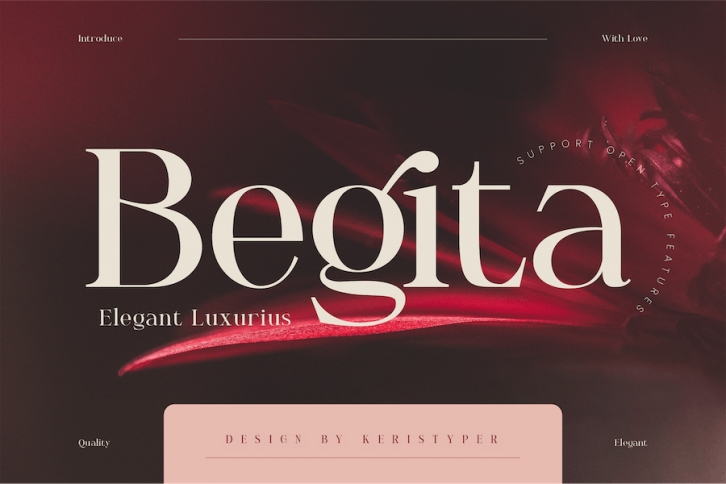 Begita Font Font Download