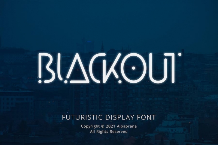 Blackout Font Download