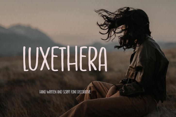 Luxethera - Handwritten Font Font Download