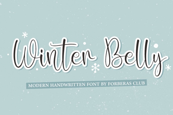 Winter Belly Font Download