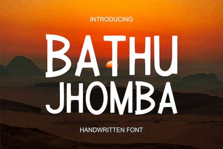 BathuJhomba font Font Download