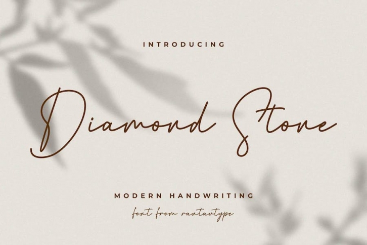 Diamond Stone Handwritten Font Font Download