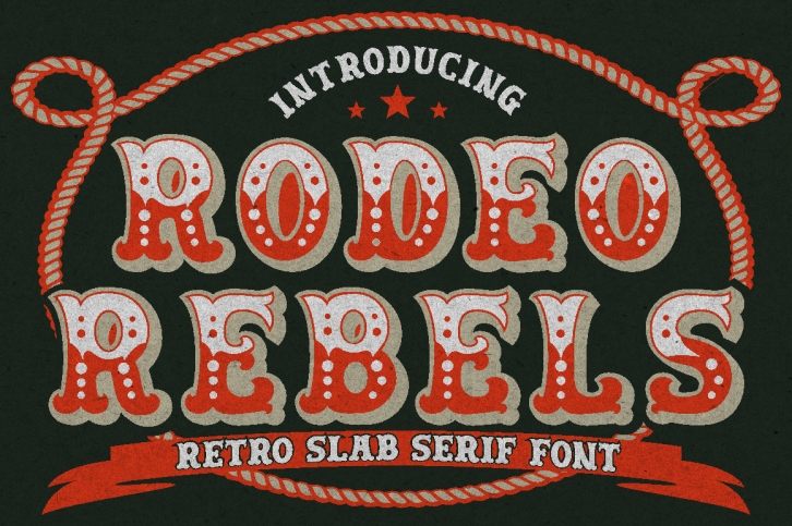 Rodeo Rebels Display Font Download