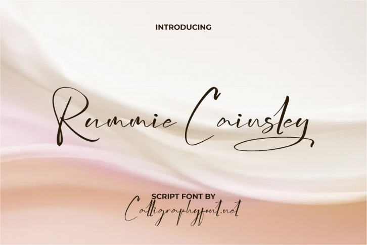 Rummie Cainsley Font Download
