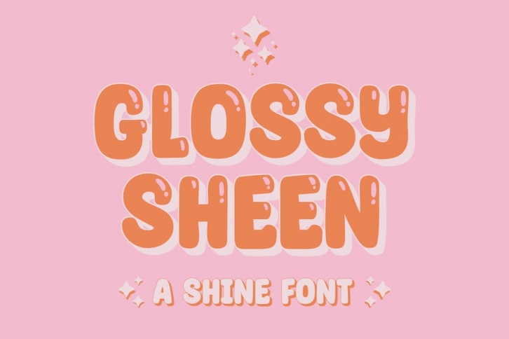 Glossy Sheen Font Download