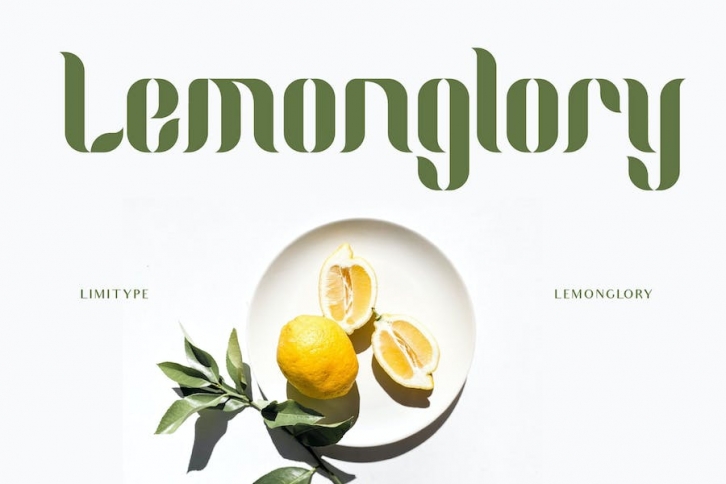 Lemonglory - Flowers Font Font Download