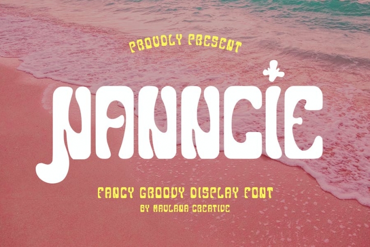 Nanncie Fancy Groovy Display Font Font Download