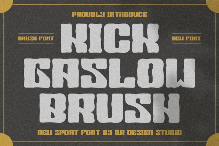 Kick Gaslow Brush Font Download