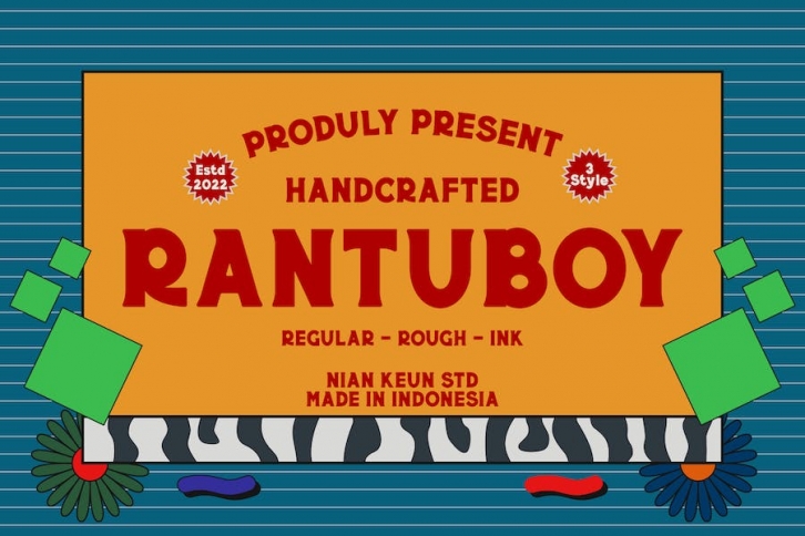 Rantuboy - Display Font Font Download