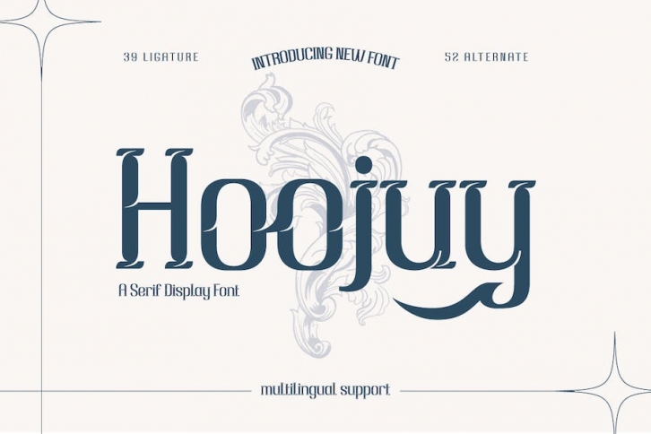 Hoojuy | Serif Classic Modernism Font Download