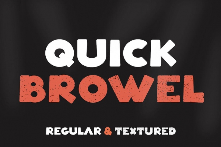 Quick Browel Bold Display Font Font Download