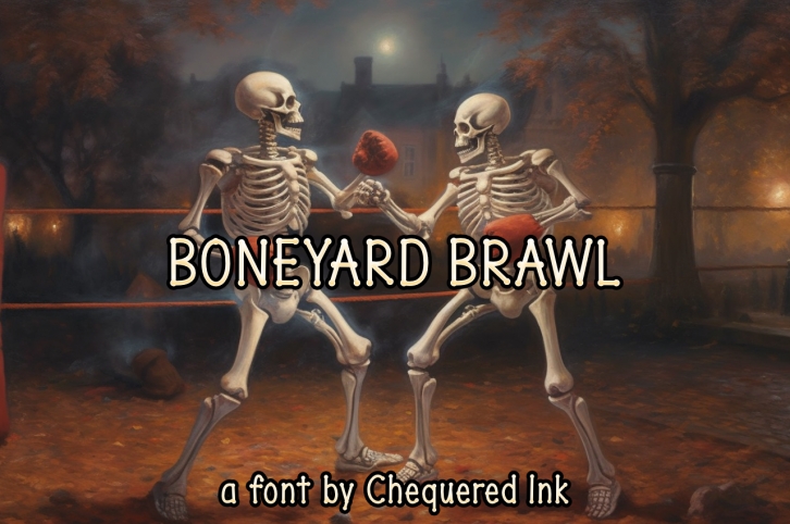 Boneyard Brawl Font Download