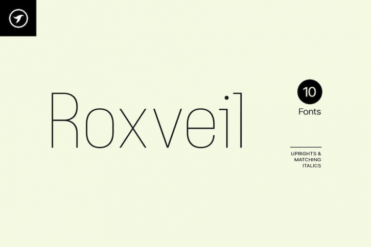 ROXVEIL - Unique Display Typeface Font Download