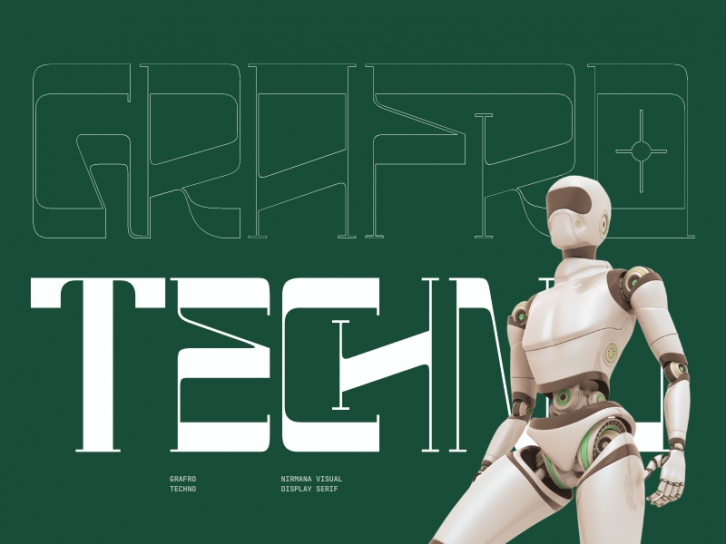 Grafro Techno - Versi Font Download