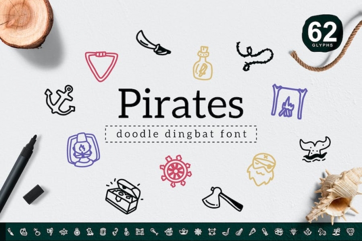 Pirates Dingbat Font Download
