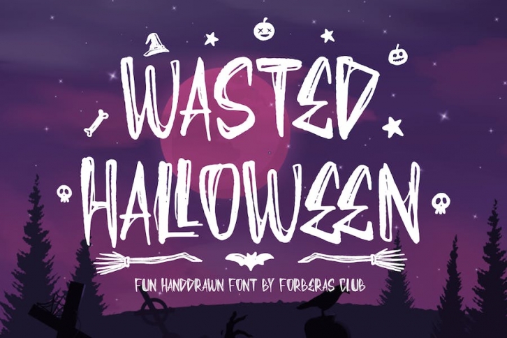 Wasted Halloween Font Download