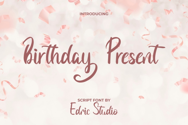 Birthday Prese Font Download
