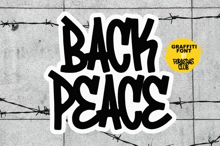 Back Peace Font Download