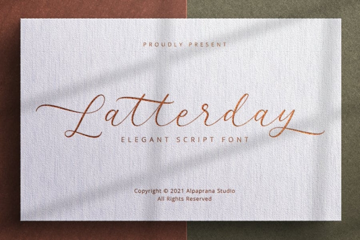 Latterday Font Download