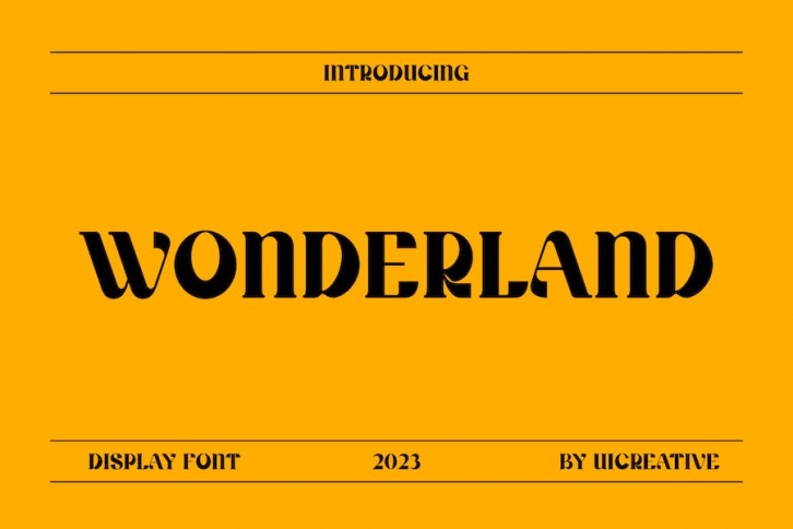 Wonderland Display Serif Font Font Download
