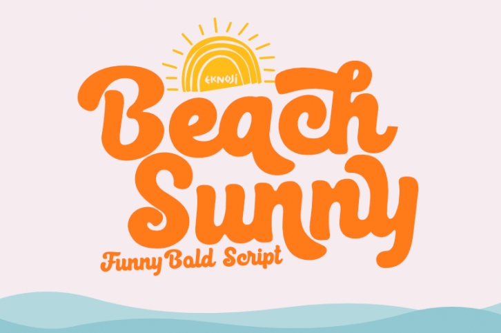 Beach Sunny Font Download