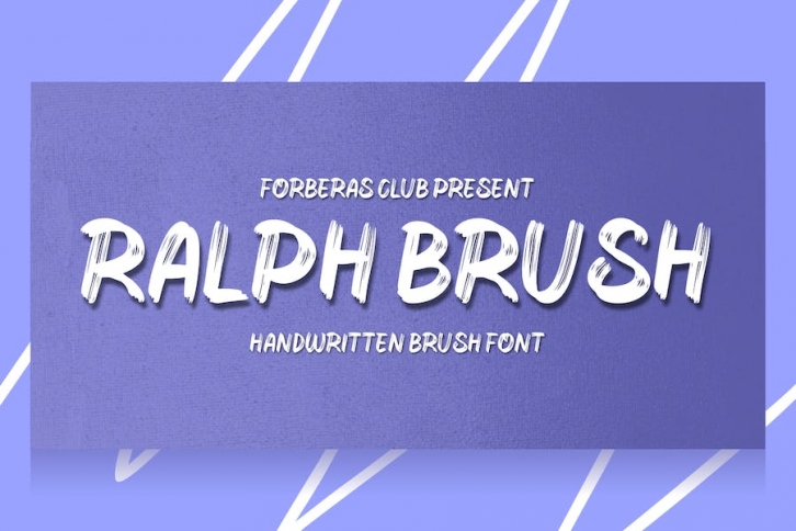 Ralph Brushes Font Download