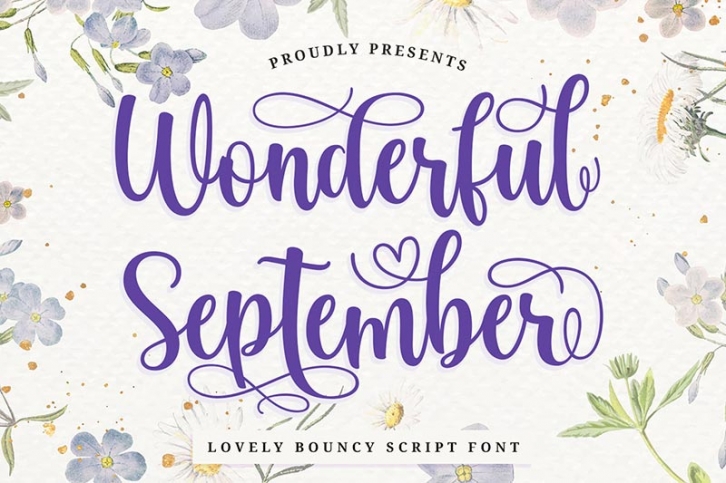 Wonderful September Font Download