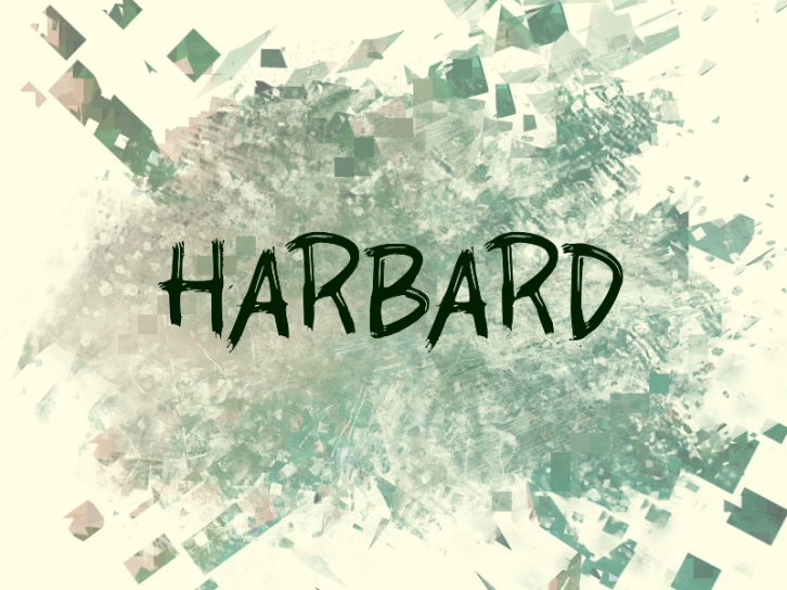H Harbard Font Download