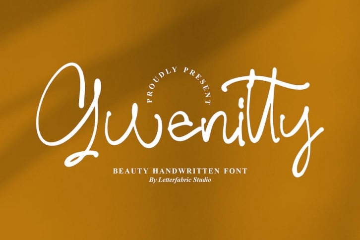 Gwenitty Handwritten Font Font Download