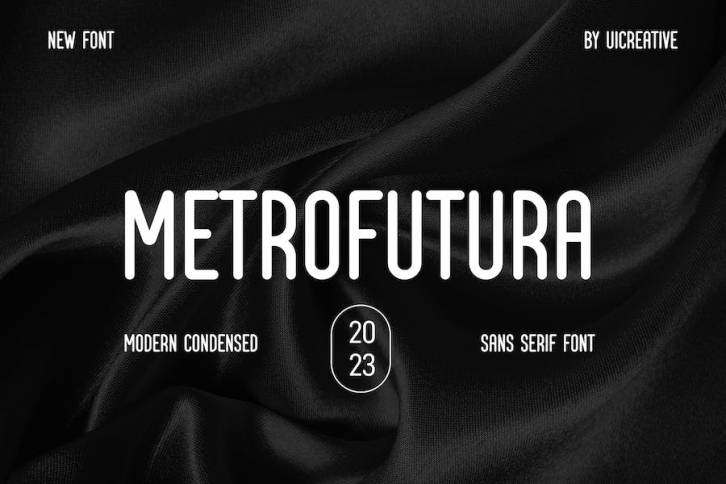 Metrofutura Modern Condensed Sans Serif Font Font Download