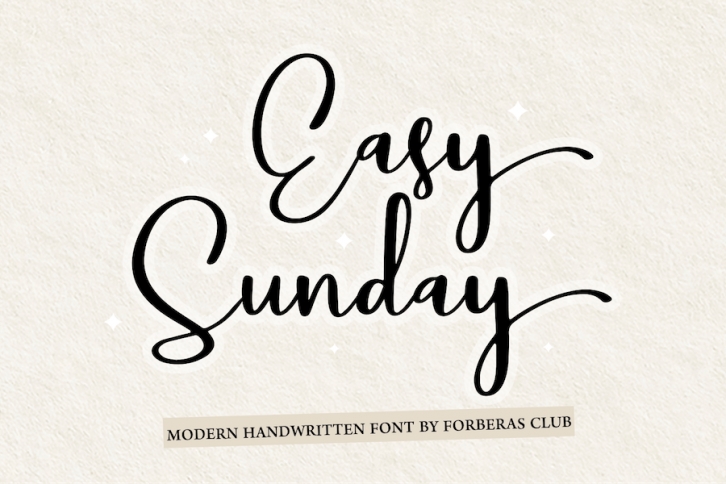 Easy Sunday Font Download