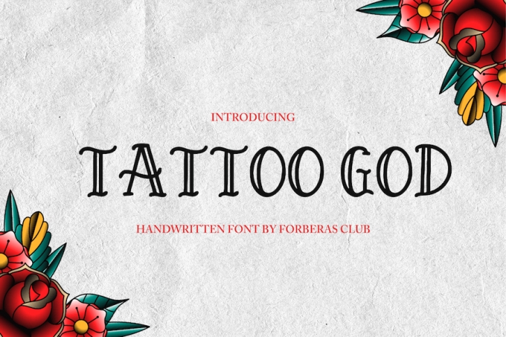 Tattoo God Font Download