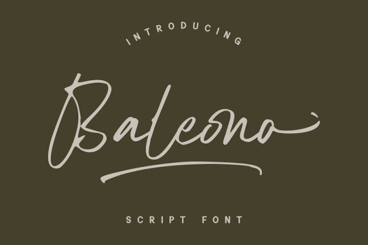 Baleono Font Download