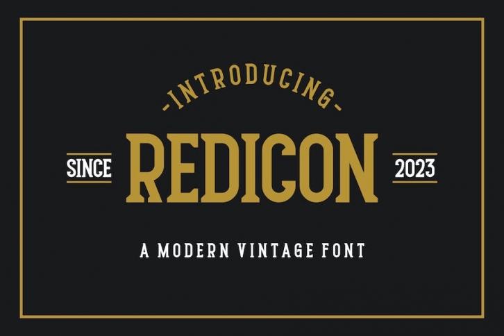Redicon Font Download