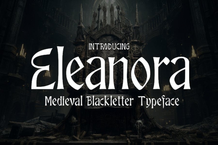 Eloanora - Medieval Blackletter Font Font Download