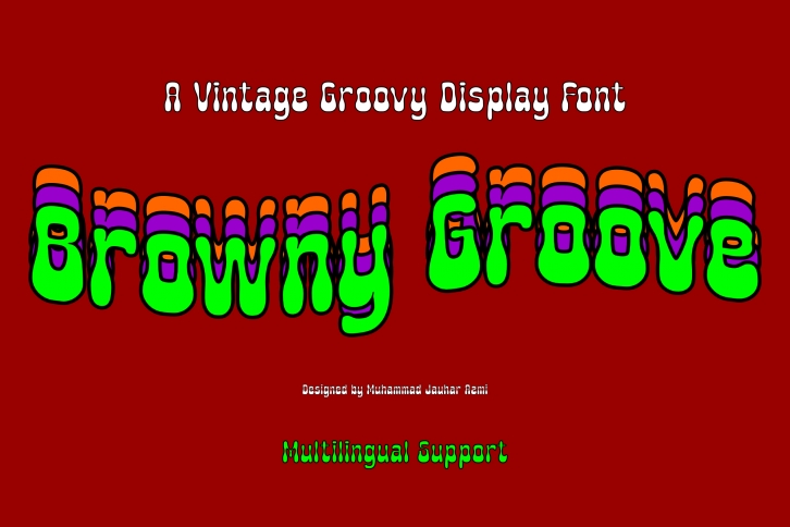 Browny Groove Font Download