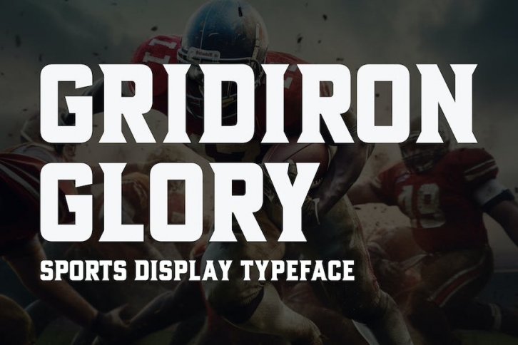 Gridiron Glory - Sport Typeface Font Download