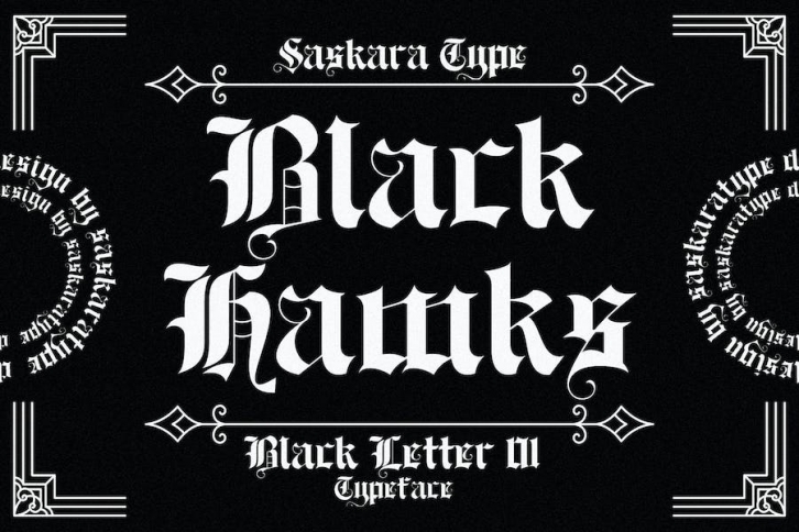 Black Hawks Font Download