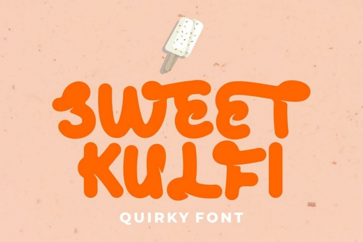 Sweet Kulfi - Quirky Font Font Download