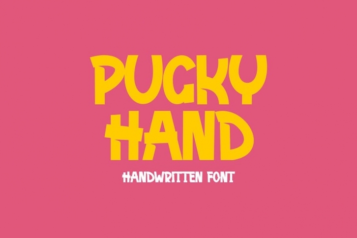 PuckyHand font Font Download
