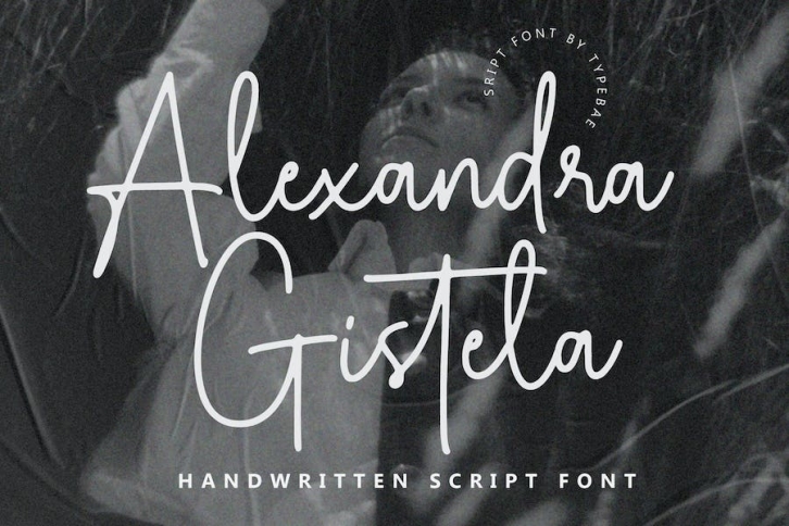 Alexandra Gistela - Handwritten Script Font Font Download