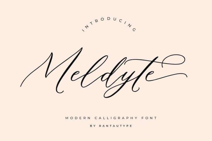 Meldyte Wedding Calligraphy Font Font Download