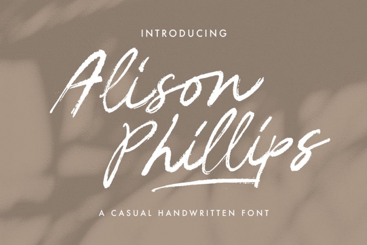 Alison Phillips Font Download