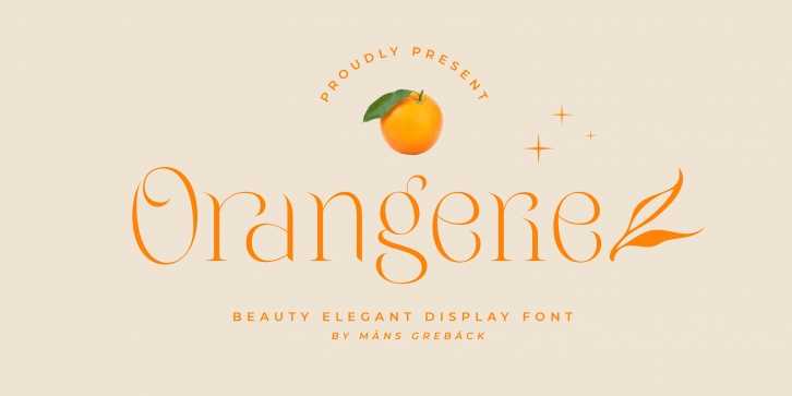 Orangerie ONLY Font Download