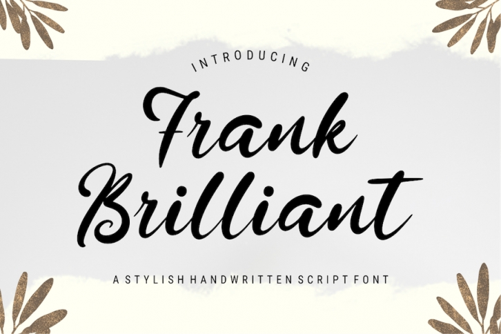 Frank Brilliant Font Download
