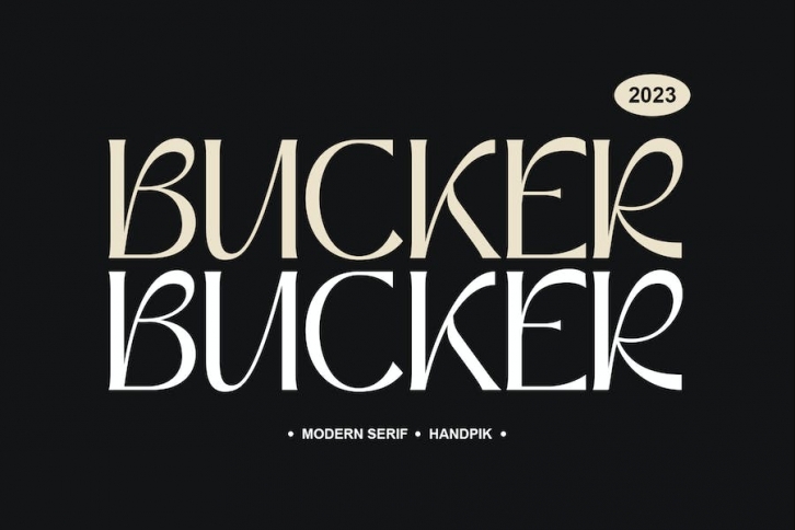 Bucker Font Download