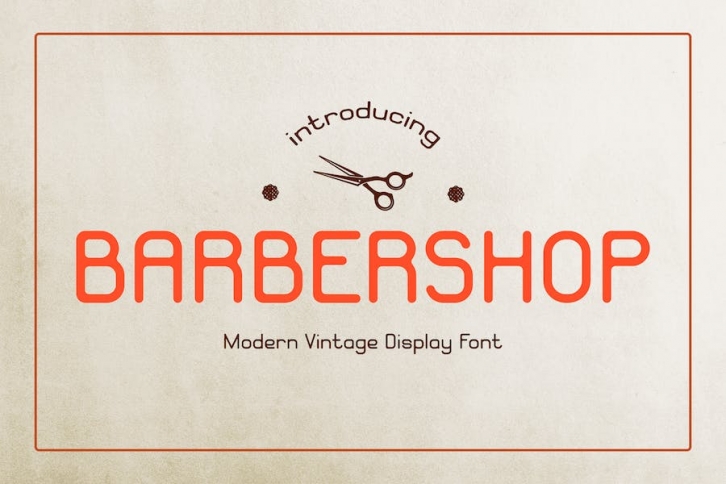 Barbershop - Vintage Retro Font Font Download