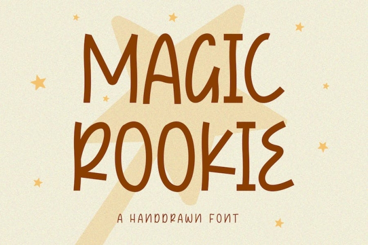 Magic Rookie A Handdraw font Font Download