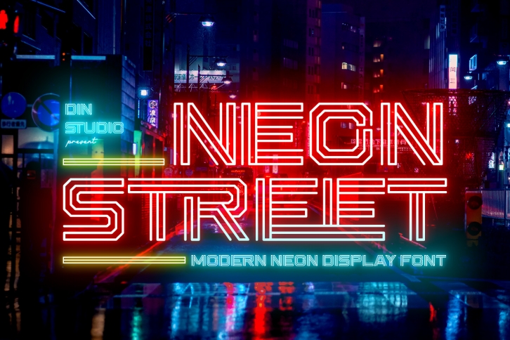Neon Stree Font Download
